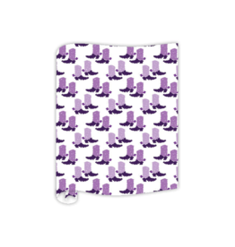 Rosanne Beck Collections Table Runner Purple Boots