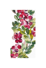 Boston International Guest Towel Cranberry Wreath