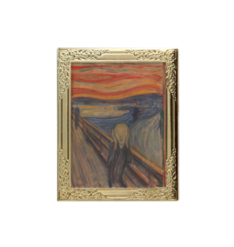 Real Sic Art Frame Enamel Pin - The Scream