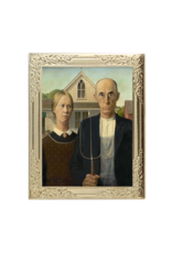 Real Sic Art Frame Enamel Pin - American Gothic
