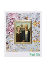Real Sic Art Frame Enamel Pin - American Gothic