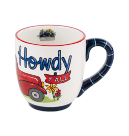 Glory Haus Texas Flag Howdy Truck Mug