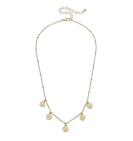 Canvas Mason Coin Necklace
