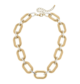 Canvas Mallory Linked Necklace