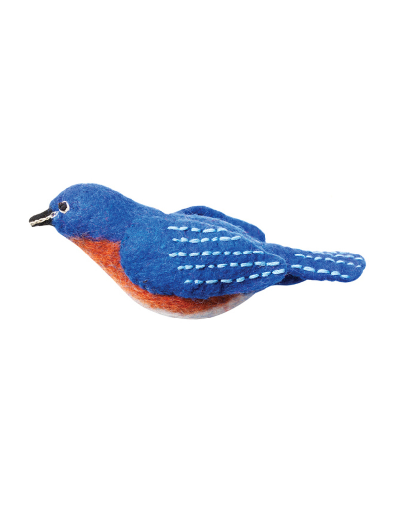 DZI Handmade Bluebird Ornament