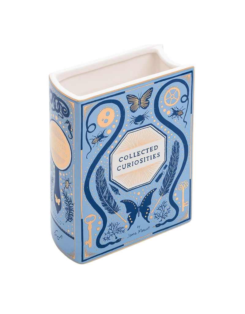 Bibliophile Ceramic Book Vase - Medium