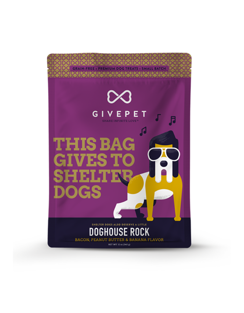 Give Pet Doghouse Rock Treat