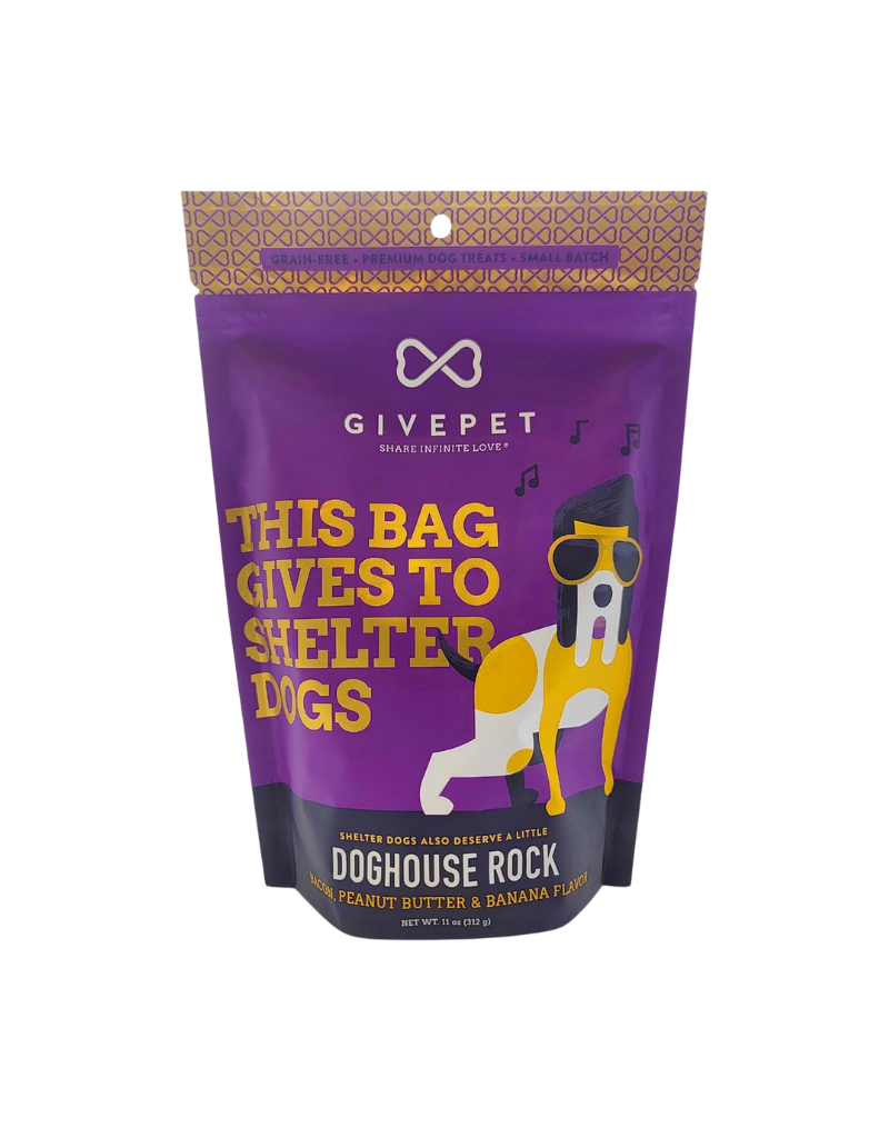 Give Pet Doghouse Rock Treat