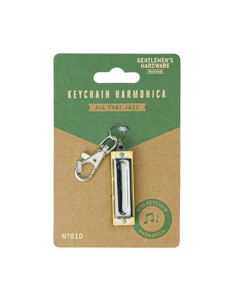 Gentlemen's Hardware Mini Harmonica Keychain