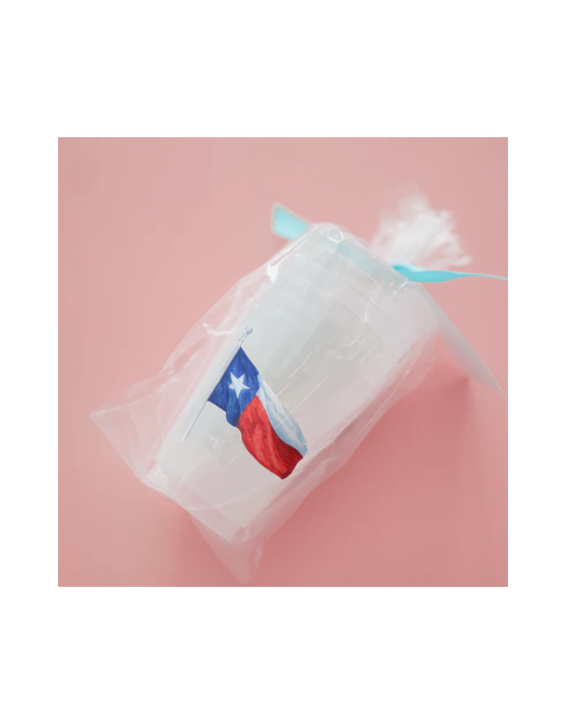 Taylor Paladino Texas Flag Cups