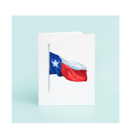 Taylor Paladino Waving Texas Flag Card