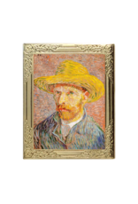 Real Sic Art Frame Enamel Pin - Straw Hat