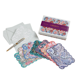 Liberty Scalloped Shaped Notecard Set