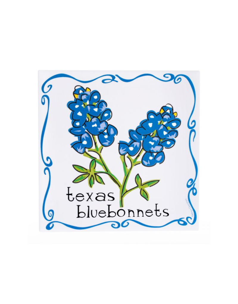 Blue Texas Bonnet Trivet