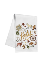 Rosanne Beck Collections Howdy Western Icons Towel