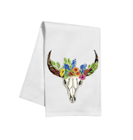 Rosanne Beck Collections Cow Skull Towel