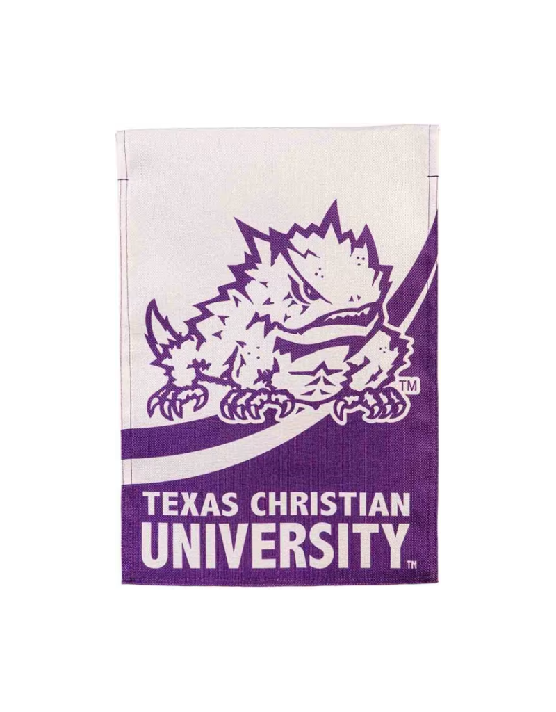 Evergreen TCU Garden Flag