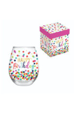 Ganz SALE Happy Birthday Glass