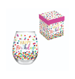 Ganz SALE Happy Birthday Glass