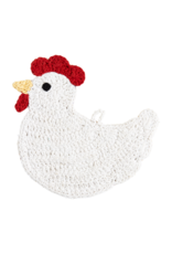 Mudpie Chicken Crochet Trivet