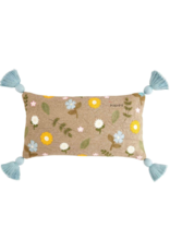 Mudpie Happy Lumbar Pillow