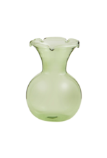 Mudpie Green Ruffle Vase