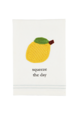 Mudpie Lemon Fruit Crochet Towel