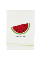 Mudpie Watermelon Fruit Crochet Towel
