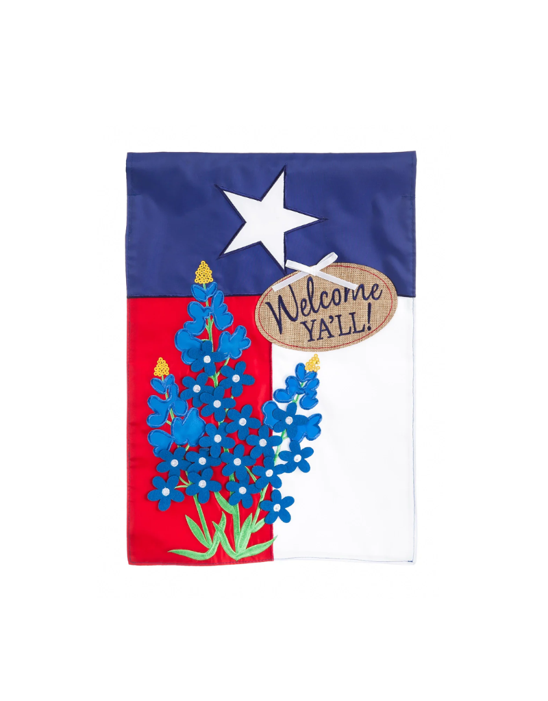 Evergreen Texas Blue Bonnets Garden Flag