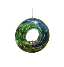 Evergreen Glass Circle Feeder