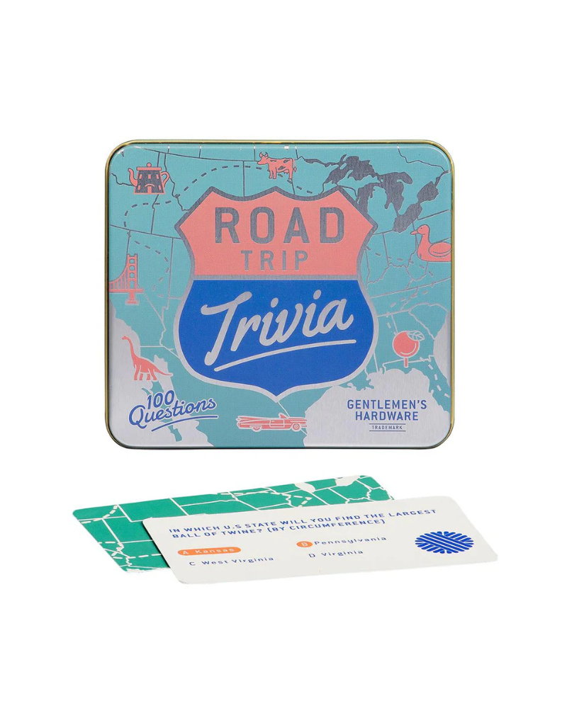Gentlemen's Hardware American Road Trip Trivia