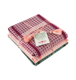 Design Imports Villa Waffle Dishtowel
