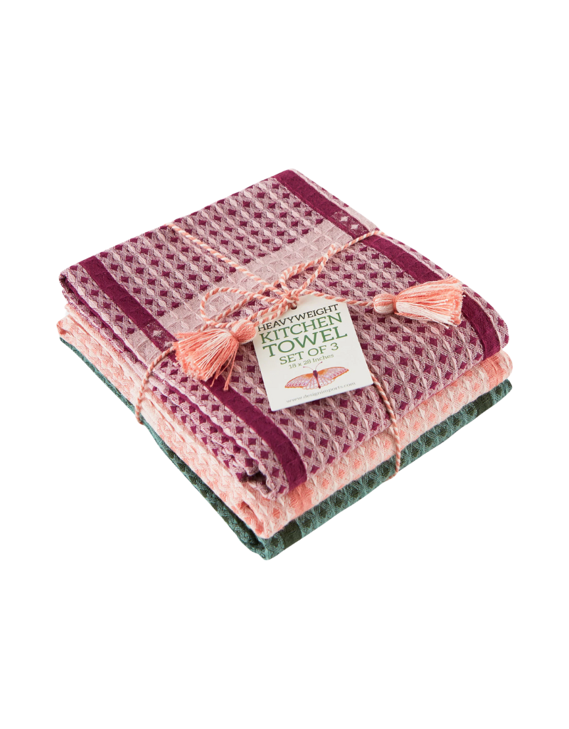 Design Imports Villa Waffle Dishtowel
