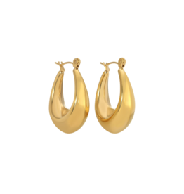 Splendid Iris Small Latchback Hoops Water Resistant