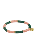 Ink + Alloy Grace Pink/Green Bracelet