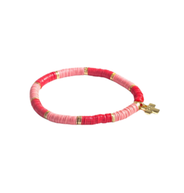 Ink + Alloy SALE Grace Red/Pink Bracelet