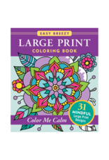 Peter Pauper Press Color Large Print Color Me Calm