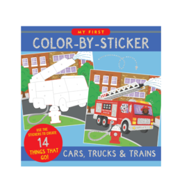 Peter Pauper Press First Color Sticker Cars, Trucks and Trains