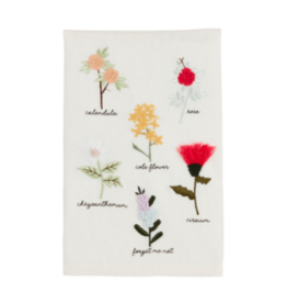 Mudpie Flower Stems Tea Towel