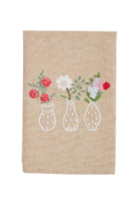 Mudpie 3 Vase Flower Towel