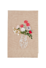 Mudpie Flower in Vase Towel