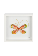 Demdaco Orange Multi Butterfly Wall Art