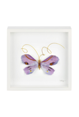Demdaco Purple Butterfly Wall Art
