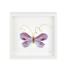 Demdaco Purple Butterfly Wall Art