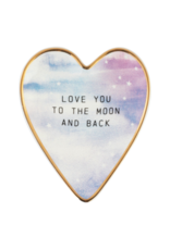 Demdaco Moon and Back Heart Dish