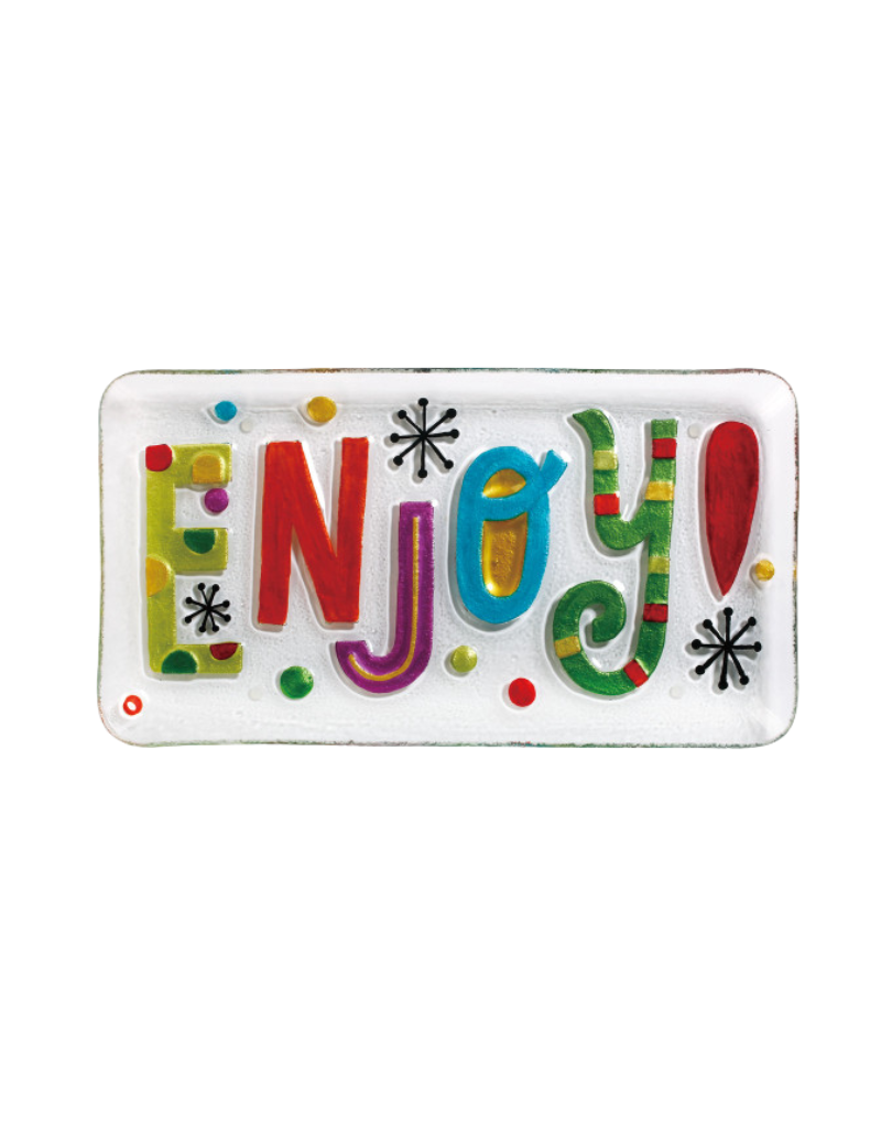 Demdaco Enjoy Rectangle Platter
