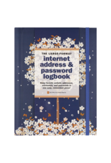 Peter Pauper Press Internet Log Book Falling Blossom