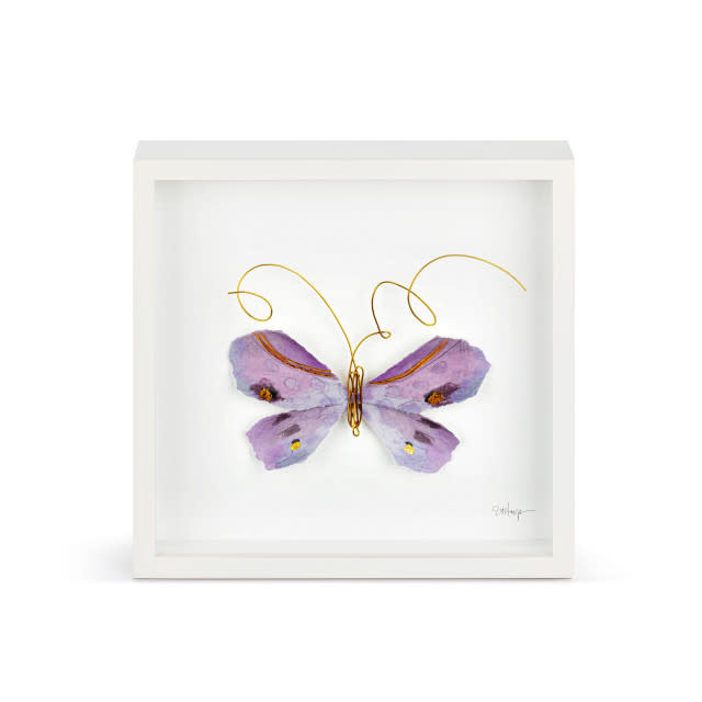 Demdaco Purple Butterfly Wall Art