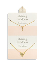 Demdaco Sharing Kindness Necklace Heart