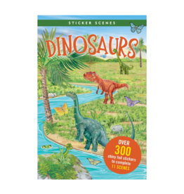 Peter Pauper Press Sticker Scenes Dinosaur